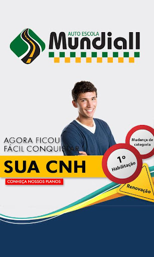 Android application Autoescola Mundiall screenshort