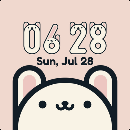 Rabbit Watch Face Screen 3