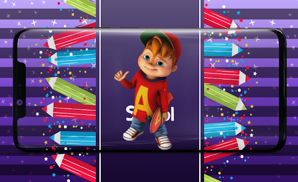 #2. Alvin Pencil Drawing Game (Android) By: Kaka Studios