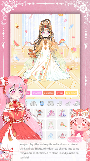 Makeup princess anime dress up