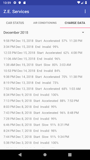Unofficial Z.E. Services Screen 3