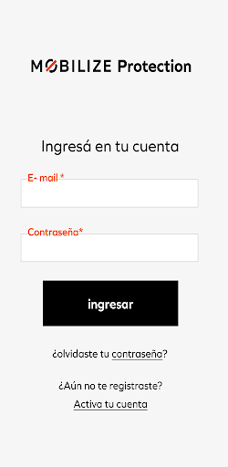 Android application Mobilize Connect screenshort