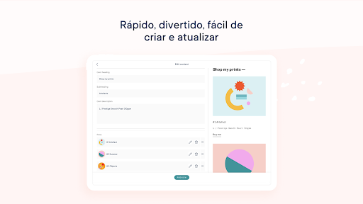 Milkshake - Criador de Sites screenshot 9