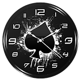 Black Clock Live Wallpaper icon