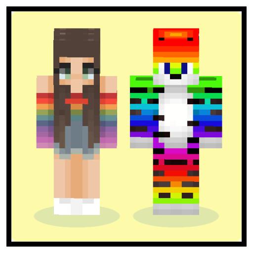 Rainbow Skins For Minecraft Pe Google Play のアプリ
