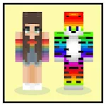 Rainbow Skins for Minecraft PE Apk