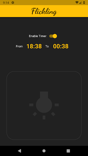 Flicking - an IoT switch Screen 2