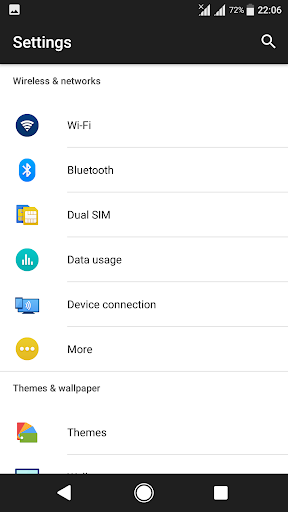Dark Desire Black Theme For Xperia