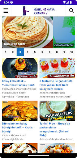 Android application kadindunya.com screenshort