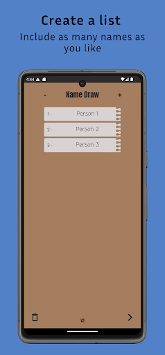 Android application Names draw - Random picker screenshort