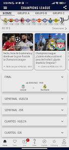 Captura 1 Champions League Score & Video android