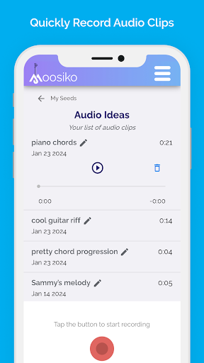Songwriting Notebook Screen 3