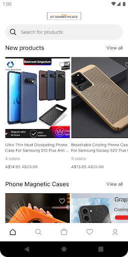Android application Oz Marketplace - Shopping App screenshort