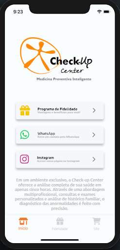 Checkup Center - Fidelidade