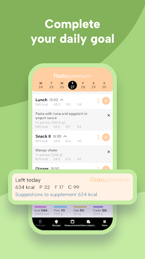 Screenshot of Fitatu Calorie Counter & Diet