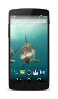 screenshot of Dolphins Live Wallpaper