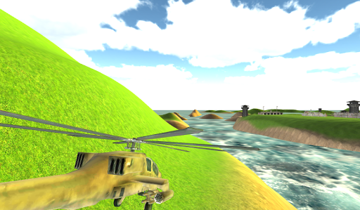 Fly Helicopter Flight Sim 3D Screen 2