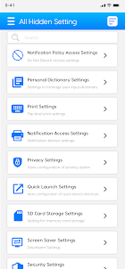All Hidden Settings Android