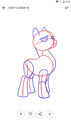 How to draw Little Ponyのおすすめ画像5