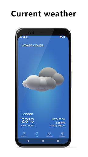 Android application Weather Forecast screenshort