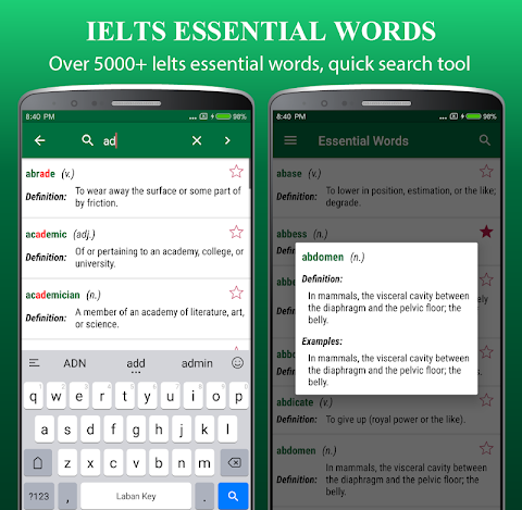 IELTS Essential Words & Testsのおすすめ画像2