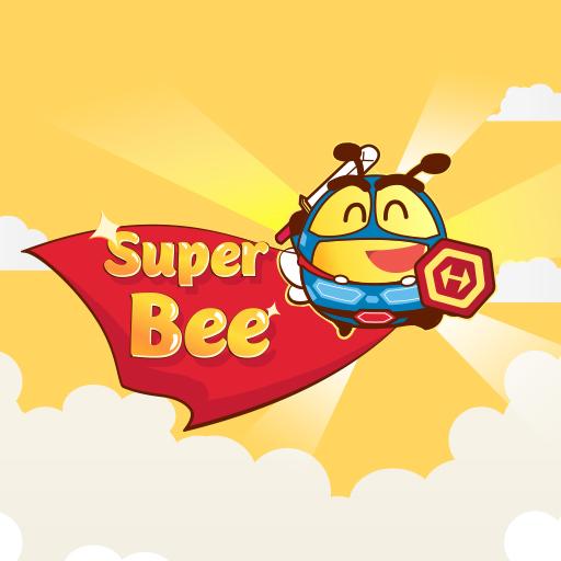 SuperBee English logo
