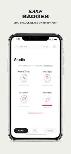 Garage: Online Shopping Screen 3