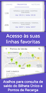 Public Bus Timetable Campinas Screenshot