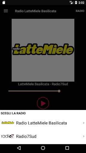 Android application LatteMiele Basilicata & Radio7 screenshort