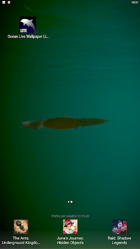 Ocean Live Wallpaper Lite Screen 2