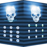 Diamond Skull Theme  -  AppLock icon