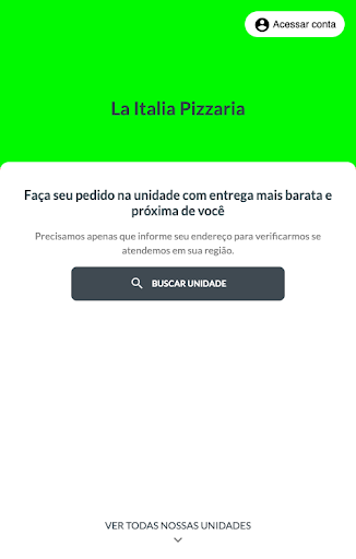 Android application La Italia Pizzaria screenshort