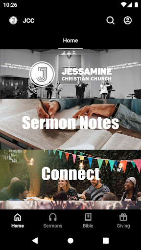 Android application Jessamine Christian Church screenshort