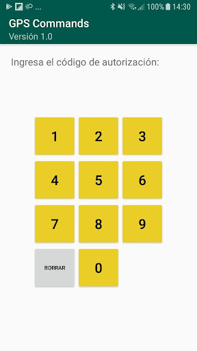 Android application Bermann GPS Commands screenshort