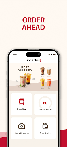 Screenshot of Gong Cha (DC, MD, VA)
