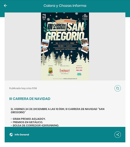 Calera y Chozas Informa Screen 3