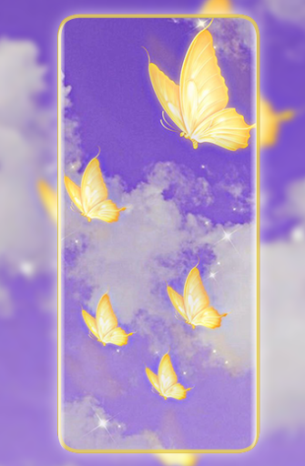 Screenshot of yellow aesthetic wallpaper