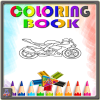 Libro Para Colorear Motocicleta 2019