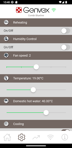 Genvex Connect Screen 2