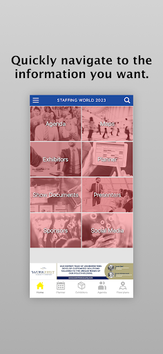 Android application Staffing World 2023 screenshort