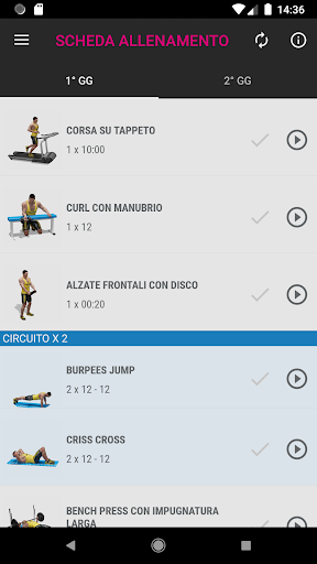 Drofitness Training Screen 2