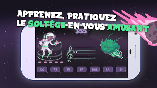 Space Note 🎼 sight reading mu