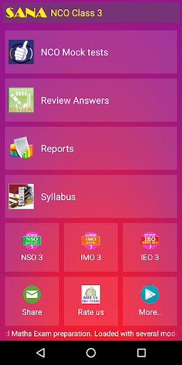Android application NCO 3 Cyber Olympiad screenshort