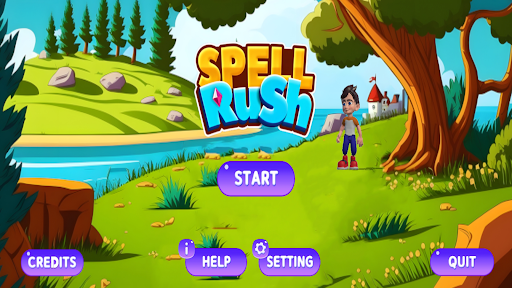 Android application Spell Rush screenshort