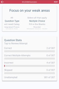Captura 16 NCLEX RN Q&A Tutoring Saunders android
