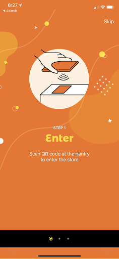 Android application Pick&GO CS screenshort