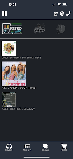 Android application Retro radio screenshort