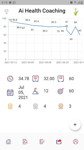 AI Health Coaching Screen 2