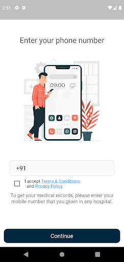Android application Medihomeindia screenshort