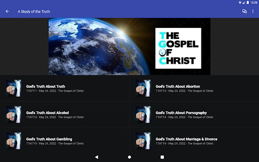 Screenshot of The Gospel of Christ - TGOC